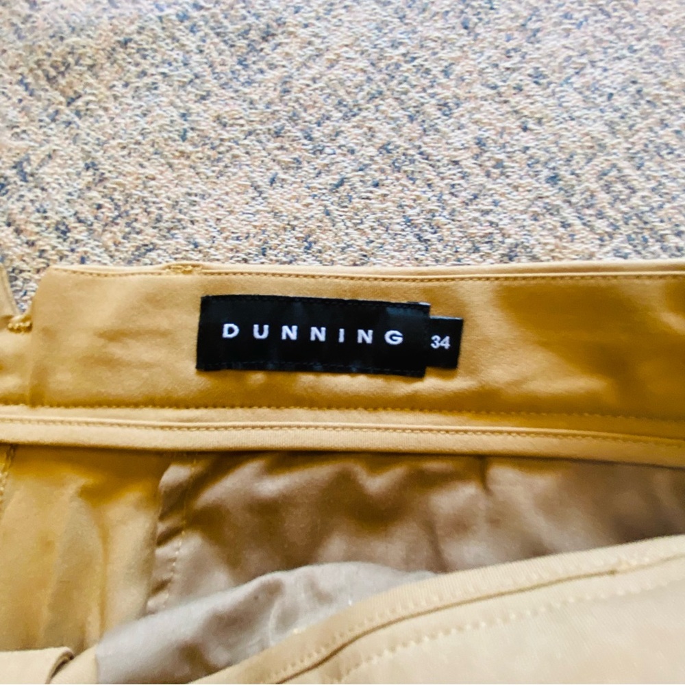 Dunning Golf Everbest Shorts Flat Front Gold - Picture 8 of 12